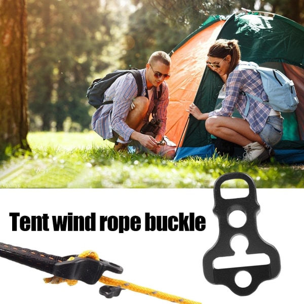 Tent Rope Tensioner, Set ABS Paracord Tensioners Rope Adjuster | Tent Tensioners Tent Wind Rope Buckles for Camping Hiking Backpacking