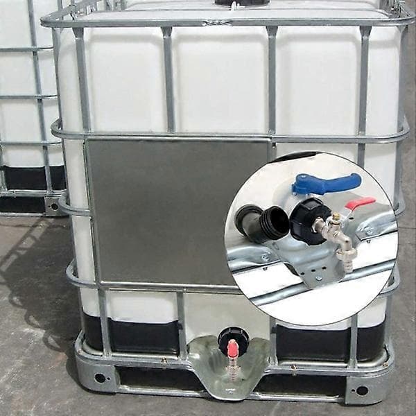 IBC Tank Adapter S60X6 Udskiftningsventilfitting 1/2\" slange