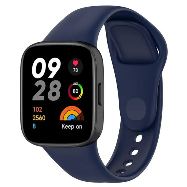 Håndledsrem til Xiaomi Redmi Watch 3 Blød silikone erstatningsrem Farverem til Redmi Watch3 aktivt armbånd 3