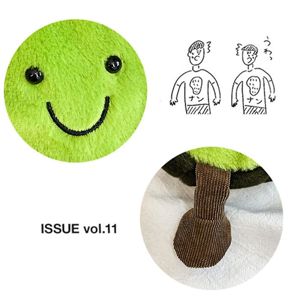 Mjuk Plåsteraxelväska i Avocado-Form, Cartoon Fylld Axelväska med Blixtlås