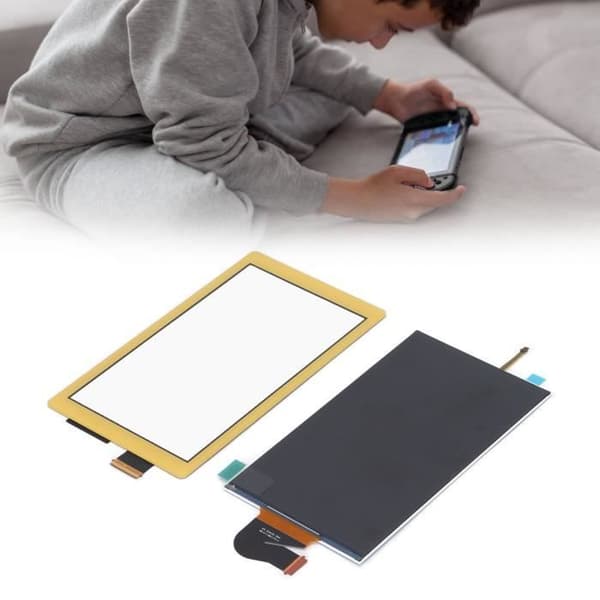 Ersättningsskärm för Switch Lite LCD-skärmbyte för Switch Lite Reservdelar videoverktyg Shipenophy Gul