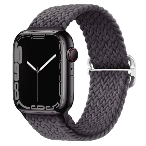 Elastinen rannekoru punottu Apple Watch 38mm / 40mm / 41mm - HARMAA