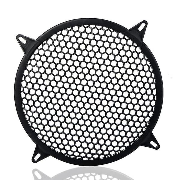 12\" Bil Cirkel Subwoofer Meshskydd Högtalarskydd Grillskydd Svart