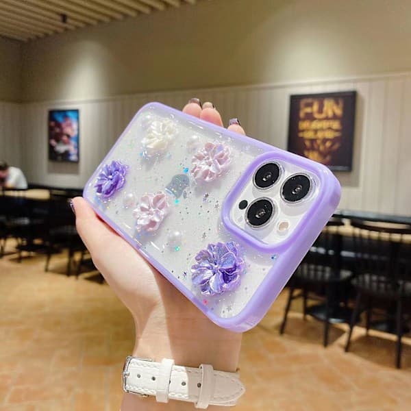 3D Rosetti Epoksi TPU -kotelo iPhone 13 Pro Maxille