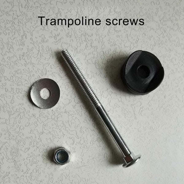 12-pak Trampoline Spacers med skruer for å sikre trampolinen - Reservedeler til trampoline