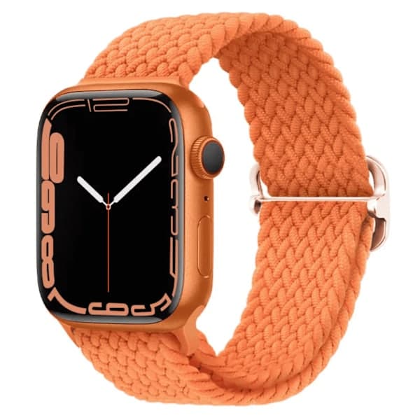 Elastinen rannekoru punottu Apple Watch 38mm / 40mm / 41mm - HARMAA