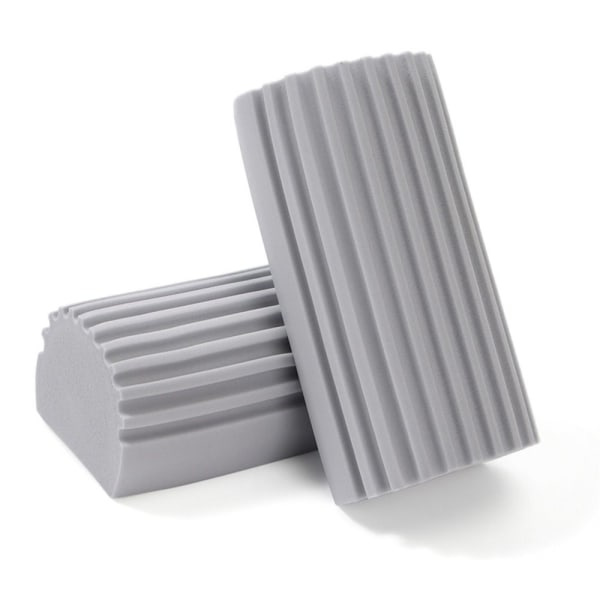 Magisk støvrengjøringssvamper Våt rengjøring støvsvamp Gray 2 Pcs-2 Pcs
