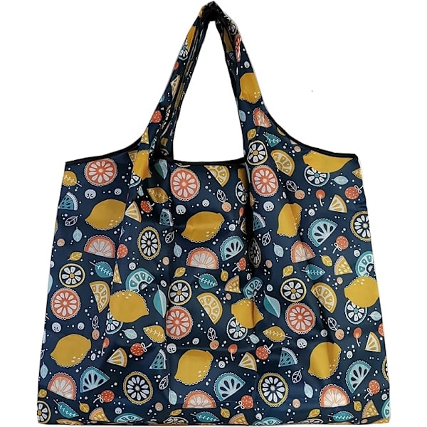 Stor sammenklappelig taske 50*40cm, genanvendelig til indkøbsture 50*40cm D