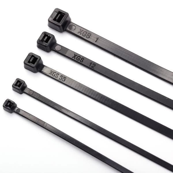 Kabelbindere - Uspecificeret - 500x Selv-låsende Kabelbindere - Nylon - Sort - 5 Størrelser