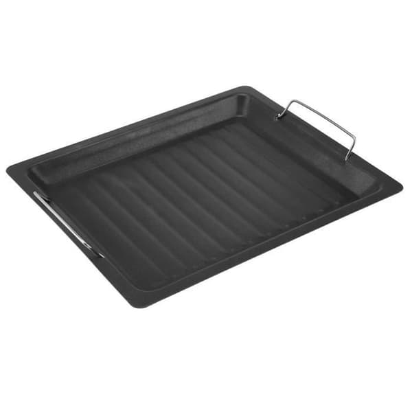P Grillplate i rustfritt stål - Non-stick panne egnet for grilling