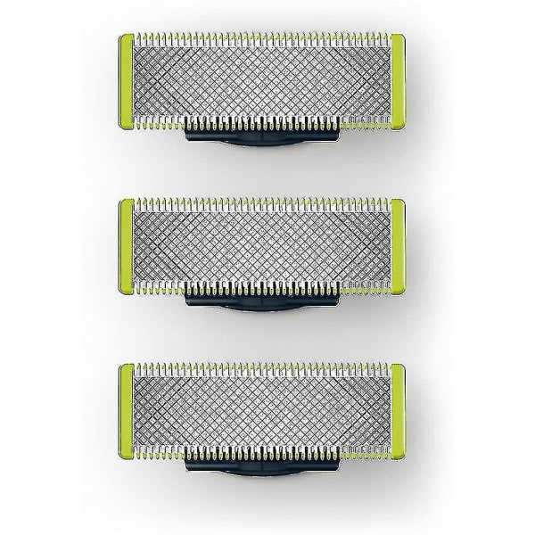 3 pakkaus partakoneen teriä, jotka ovat yhteensopivia Philips Oneblade Replacement One Blade Pro Blades Men kanssa