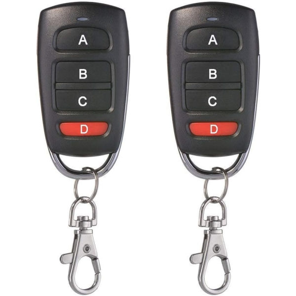 Universal Garageport Kloning Nøgle Fjernbetjening 433MHz 4 Knap Klonere til Garageport Elektrisk Port osv.