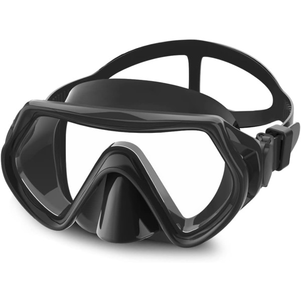 Dykkermaske for voksne, unisex dykkermaske komfortabel passform, snorkelmaske uten lekkasje for menn kvinner og junior laget av høyforseglet silikon