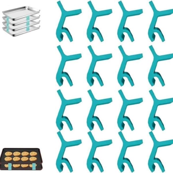 MIOLOE Stablebrettstøtte - 12 stk - TRP-plast - Kompakt - Slitesterk