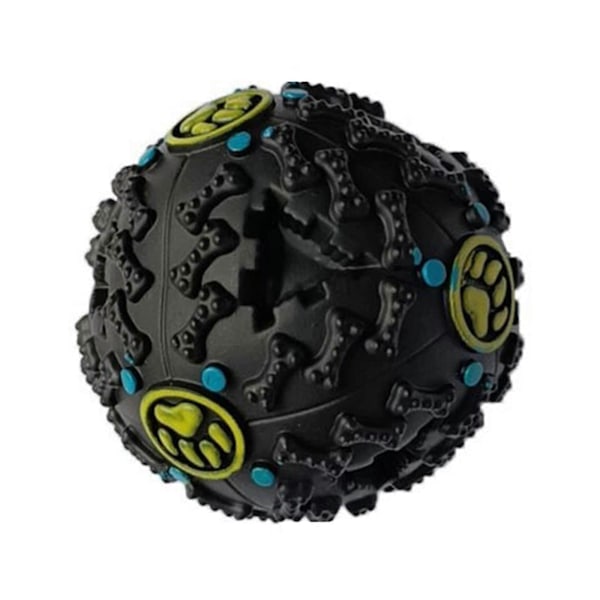 Pet Hund Giggle Ball Tuff Treat Ljudaktivitet Träning Kvittrande Tugga Roliga Leksaker Blue 9cm