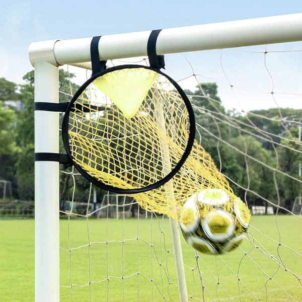 Ballmål med uthevede poengsoner Hjørneskyting Fotball Mål Målnett for skyting Nøyaktighet Trening Øving Utstyr Trenergaver