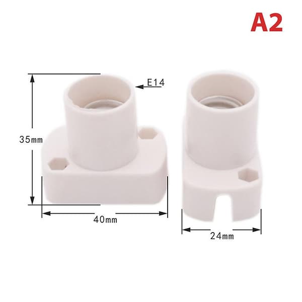 Mini-ruuvilampun kanta E12 E14 E17 Lampunpidike Lamppukanta Sovitin A2