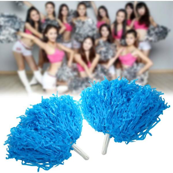 2 kpl Cheerleader Pom Poms urheilukilpailuihin ja tanssivarusteisiin