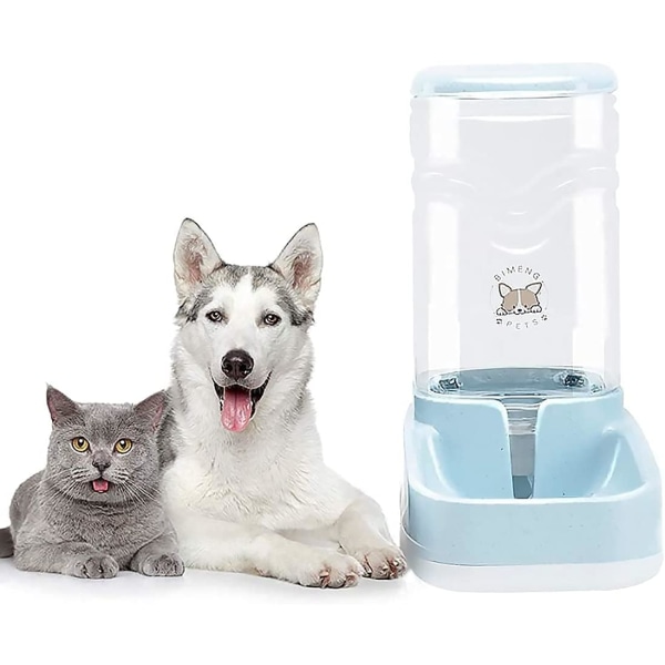 Automatisk vannbeholder for kjæledyr, vanndispenserstasjon for stor hund, selvdispenserende gravitasjonsvanndrikkefontene (3,8 L Singer)