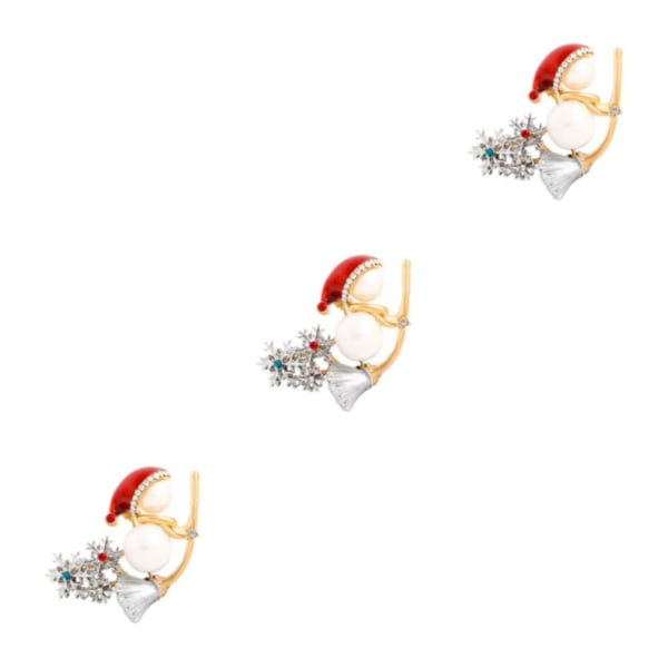 1/2/3/5 Pins Brosche Skjorte Kvinder Tilbehør Julegave Lapel Tree 3Set