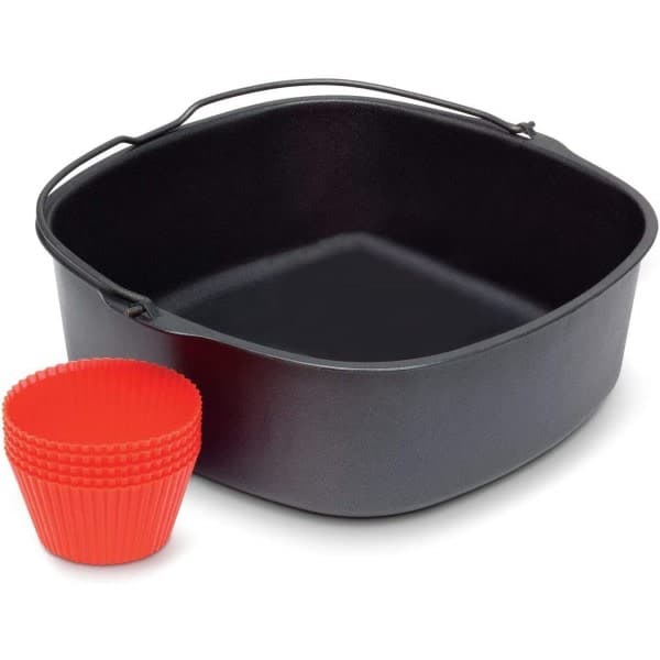 Airfryer Nonstick, Silikoneovn Tilbehør 7\"