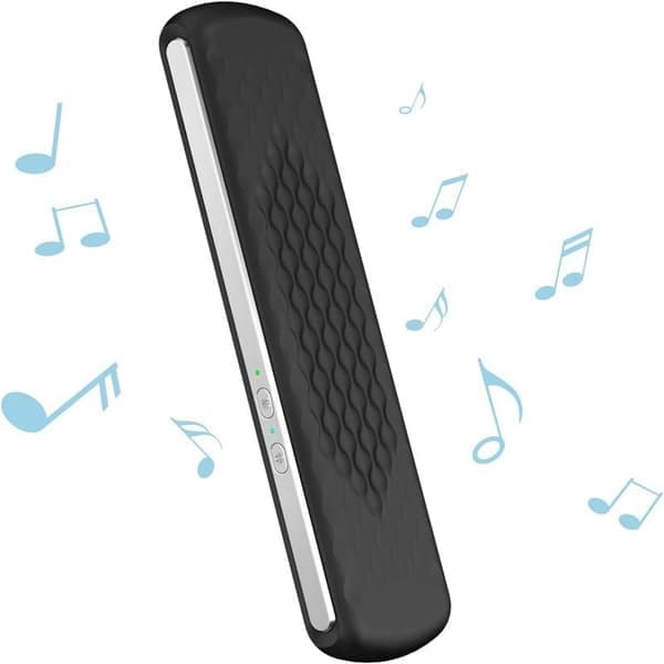 Pudehøjttaler til søvn - Underpudehøjttaler Bluetooth med knogleledning stereo - Bærbar pudehøjttaler hvid støj søvnhjælp højttaler