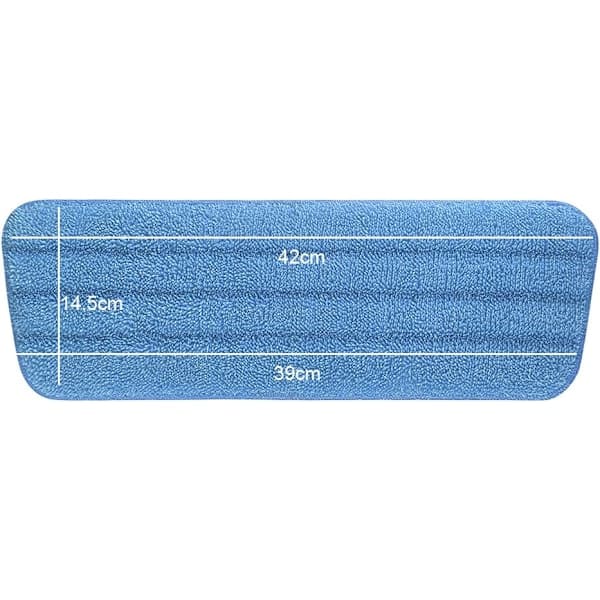 Moppeputer, 6 stk. Mikrofiber Rengjøringsputer Blå