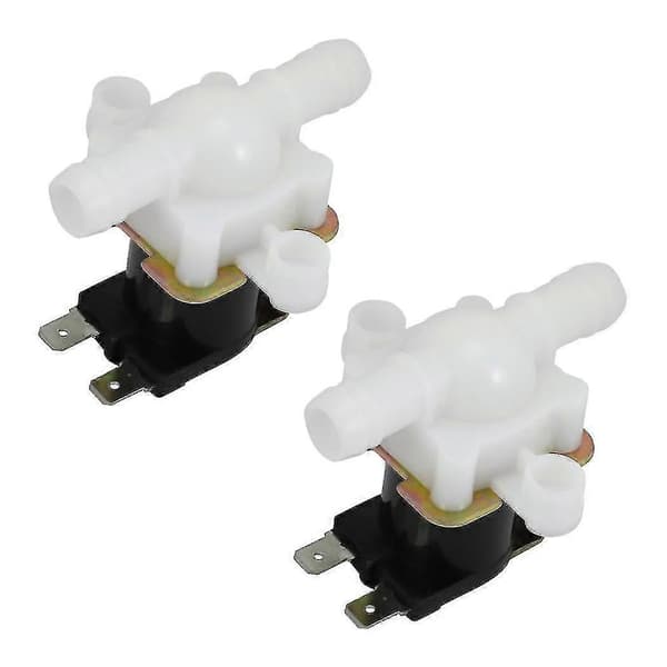2x 12v Trycklös Vattenutsläpps Magnetventil 12mm, 3/8 Tum