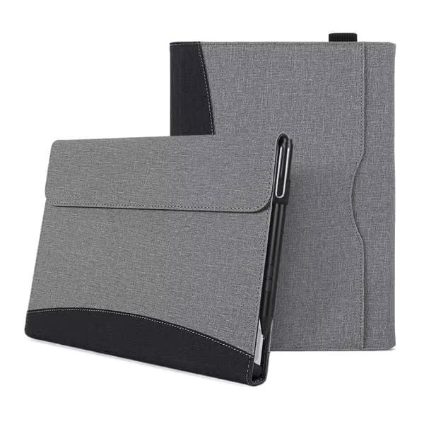 Surface Go 2/3/4 Hard Case Kompatibel med Microsoft Surface Pro 10/9/8 Nettbrettveske med Justerbart Stativ