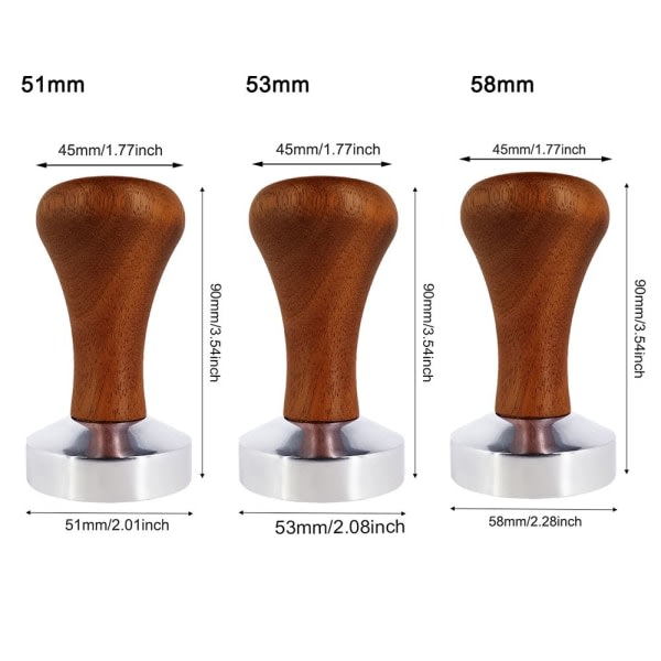 Espresso Kaffe Tamper 51mm/53mm/58mm 53mm