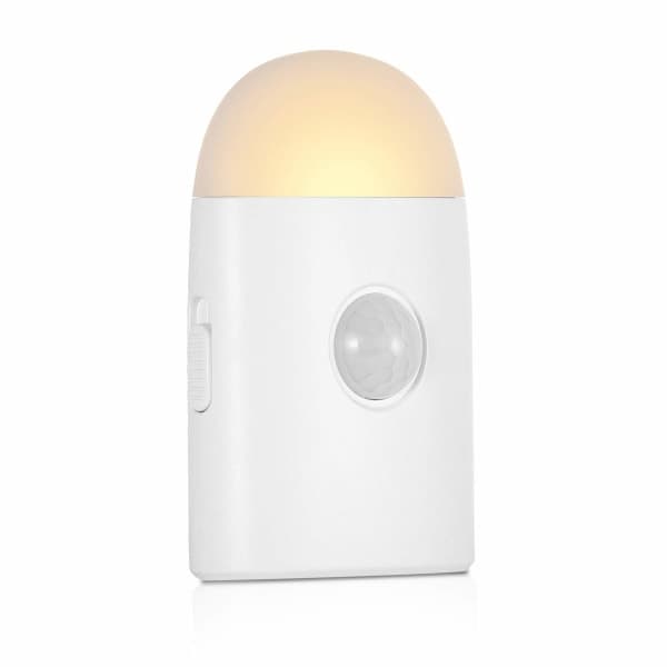 LED-nattelys med bevægelsessensor, (1 stk.) USB-genopladelig