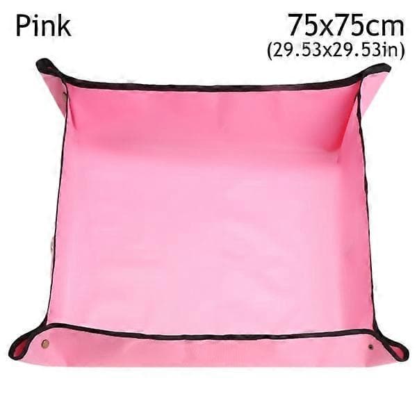 Plantematte for hageplate pink 75x75cm