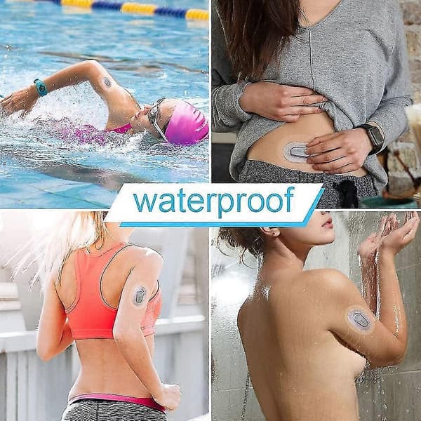 30 stk. Vandtætte bruseplastre Dexcom G6 Klæbende plaster Premium Transparent Overplaster til G6-sensor