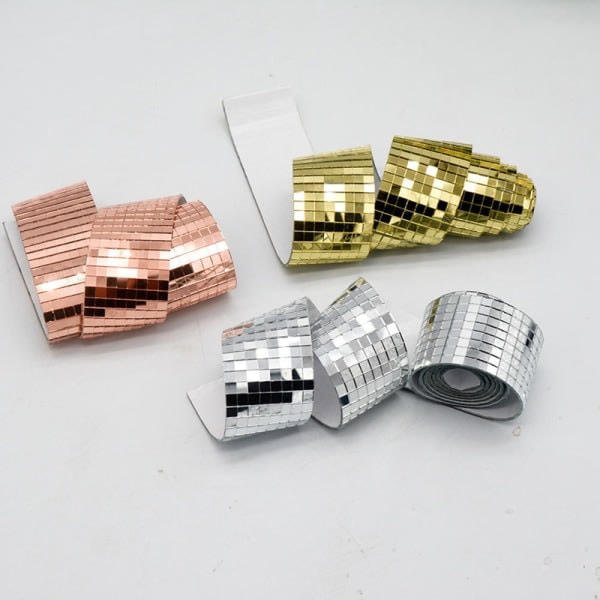 DIY-lasipeili tarrat seinätarrat itseliimautuvat Silver