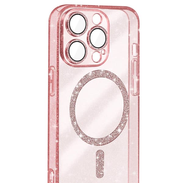Cover til iPhone 15 Pro MagSafe Glitter