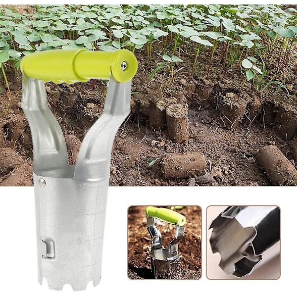 Transplanter Løgplanter Værktøj Med Dybdemåler Have Løgplantning Atom Jord Grøntsag Gravning/fyldning