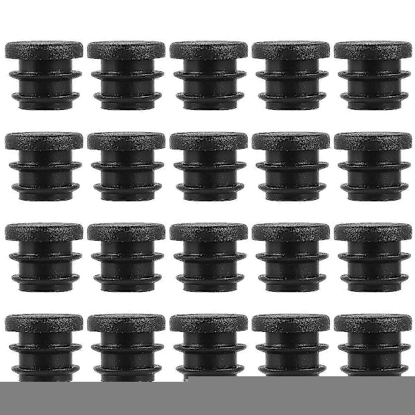 100 stk. 16 mm runde plastdeksler møbelbensplugger blindhet endestykker rørpropp