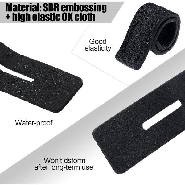 Fiske Spö Wrap Rem Spö Bälte Sträckbar Spöhållare Elastisk Fiske Utrustning Band Gjutning Spö Rem