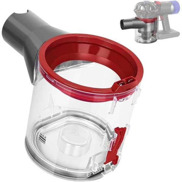 Laadukas läpinäkyvä pölysäiliö Dyson V7/V8 -pölynimureille, tarvikkeet, varaosat