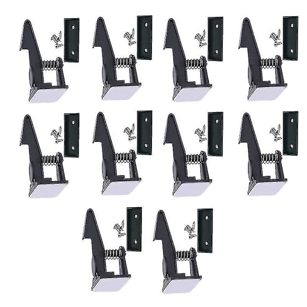 10pcs Cabinet Locks Magnetic Drawer Cupboard Lock Kids Adhesive Proof Cabinet Locks Black