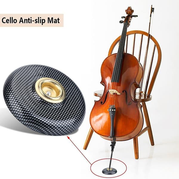 Cello gulvbeskyttelse skridsikker måtte Cello Spike Holder Cello tilbehør