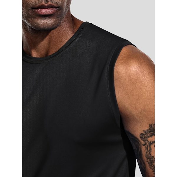 3 st Tank Top för Män Gym Ärmlös Löpning Snabbtorkande Andningsbar Herr Västar Multipack
