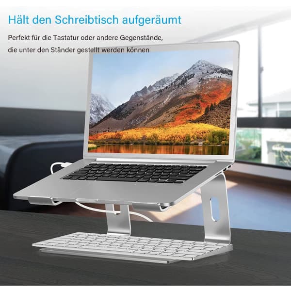 Bærbar stativ, ergonomisk, stativ kompatibel med bærbar computer (14\"~17\")