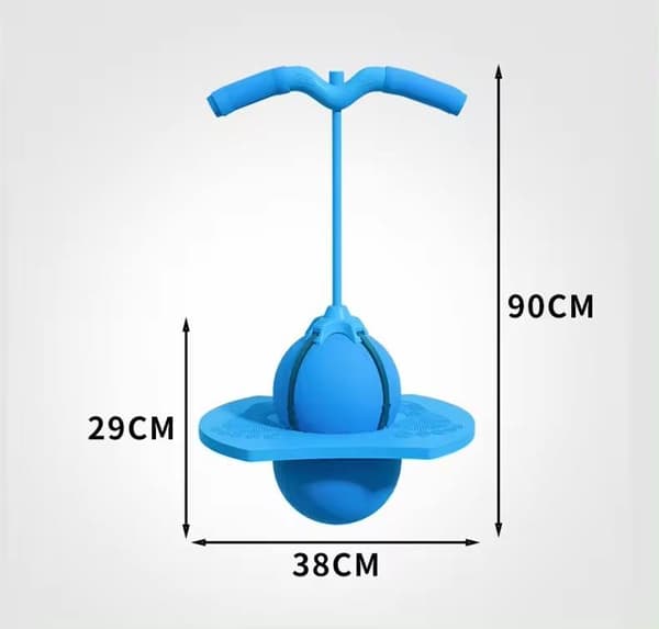 Pogo Stick til voksne, hoppebold, springbold, sjippebold, til børn 8+