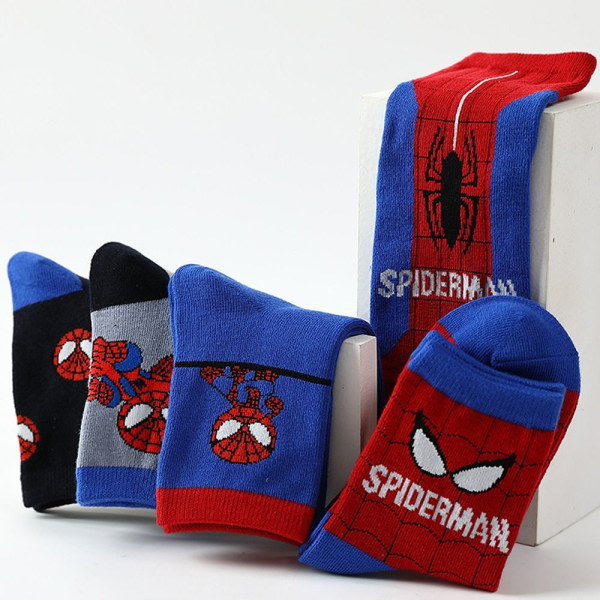 5 par Spiderman Baby Tube Sock M(3-5 Years)