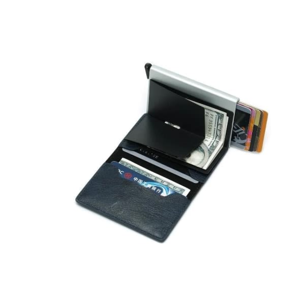iSafe Pop-up korthållare med RFID-signalblockering - svart