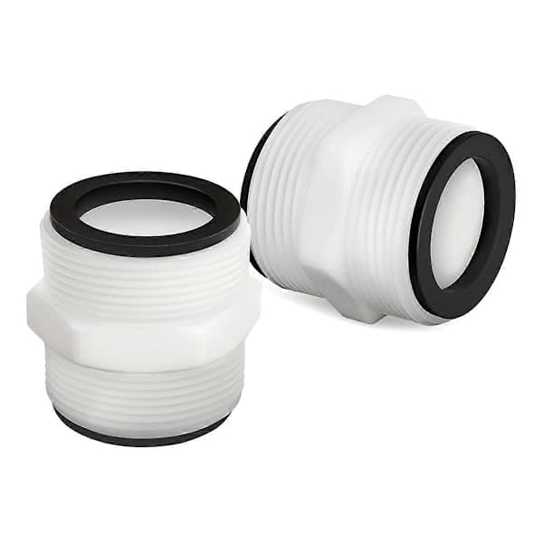 2-pack Poolslangadapter 1,5 tum för Intex Coleman Vit