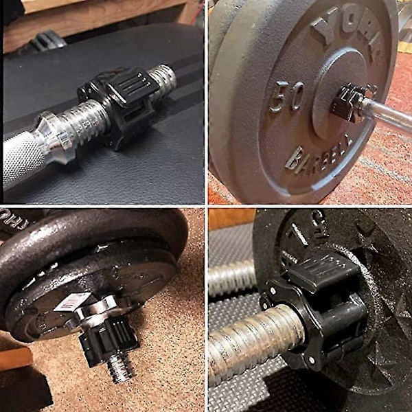 2 stk/lot Barbellås 25mm 28mm 30mm 50mm Barbell Krager Klemme Hantelås Vektløfting Barbell Klemmer Fitness Kroppsbygging Blue-28mm