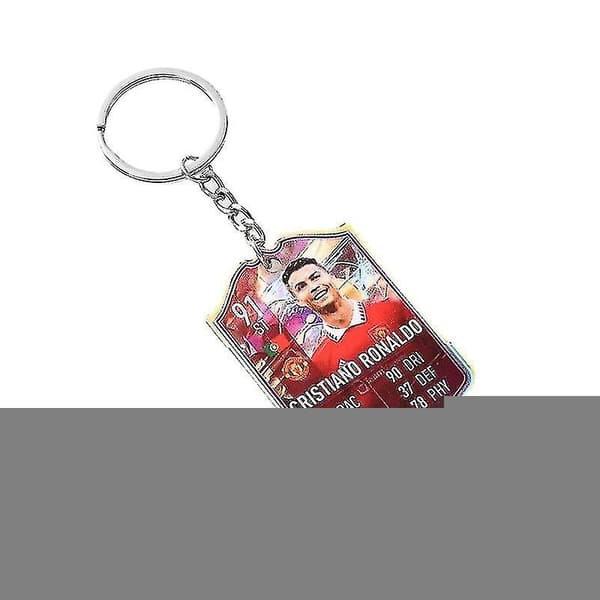 Fodboldklub Nøglering VM Akryl Vedhæng Keychain Card 91