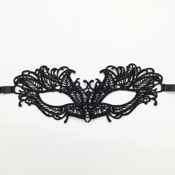 Maskeradeblondermaske, uferdig øyemasketilbehør, jul, H
